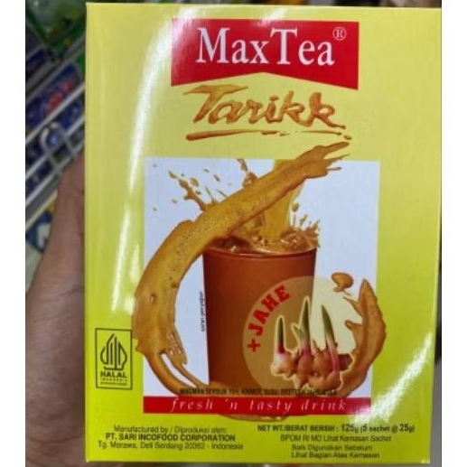 

Max tea tarik 125g 5's