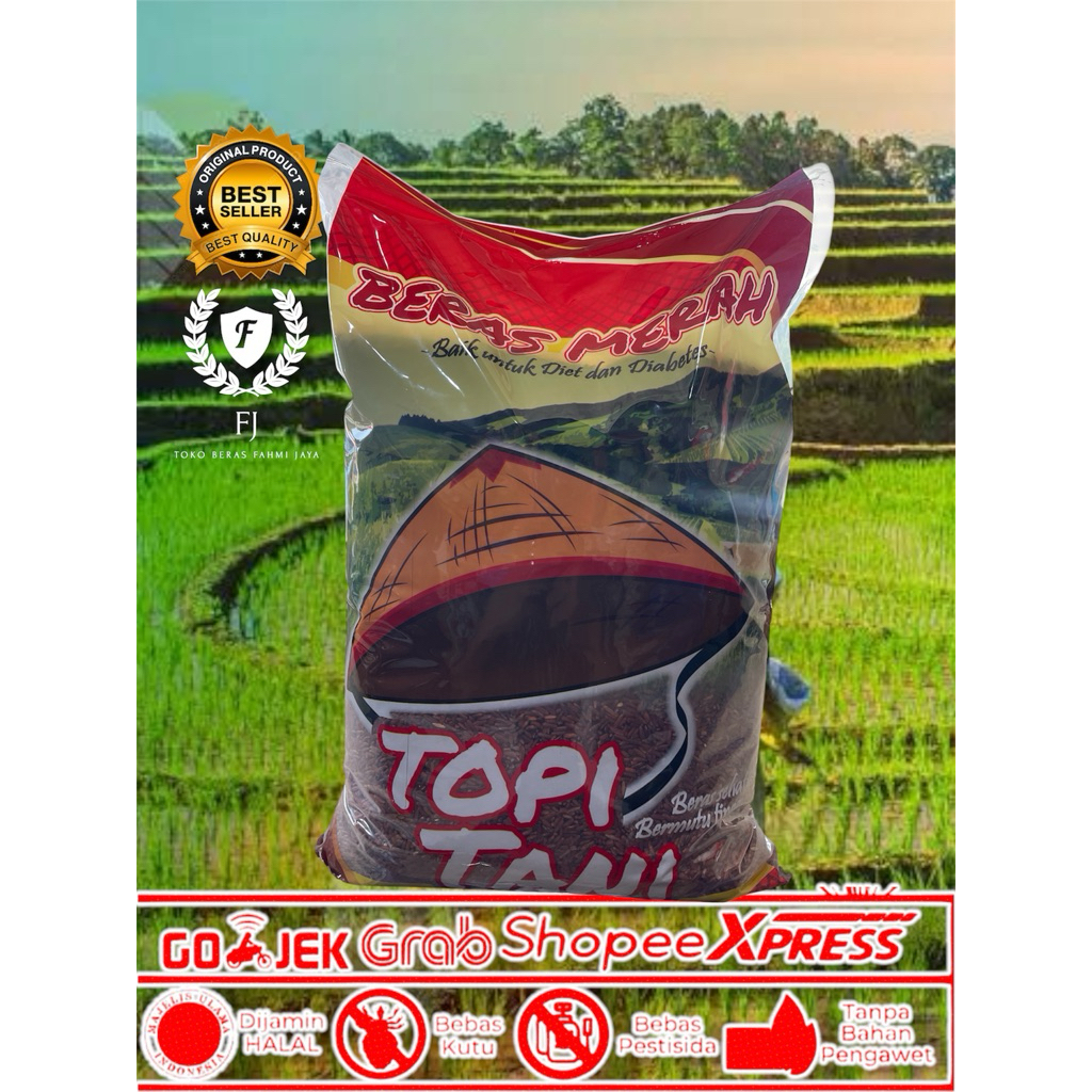 

BERAS MERAH CAP TOPI TANI 5KG