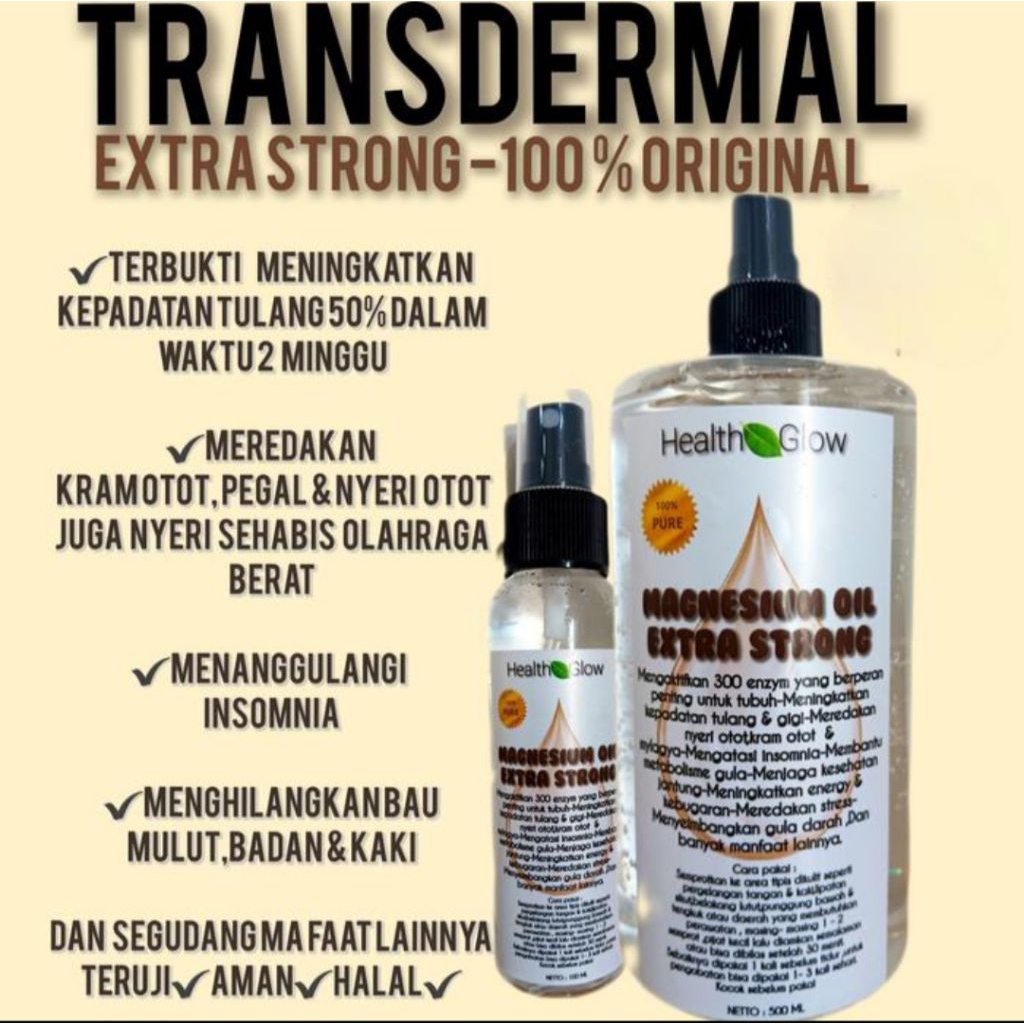Magnesium Oil Extra Strong 100% Original 