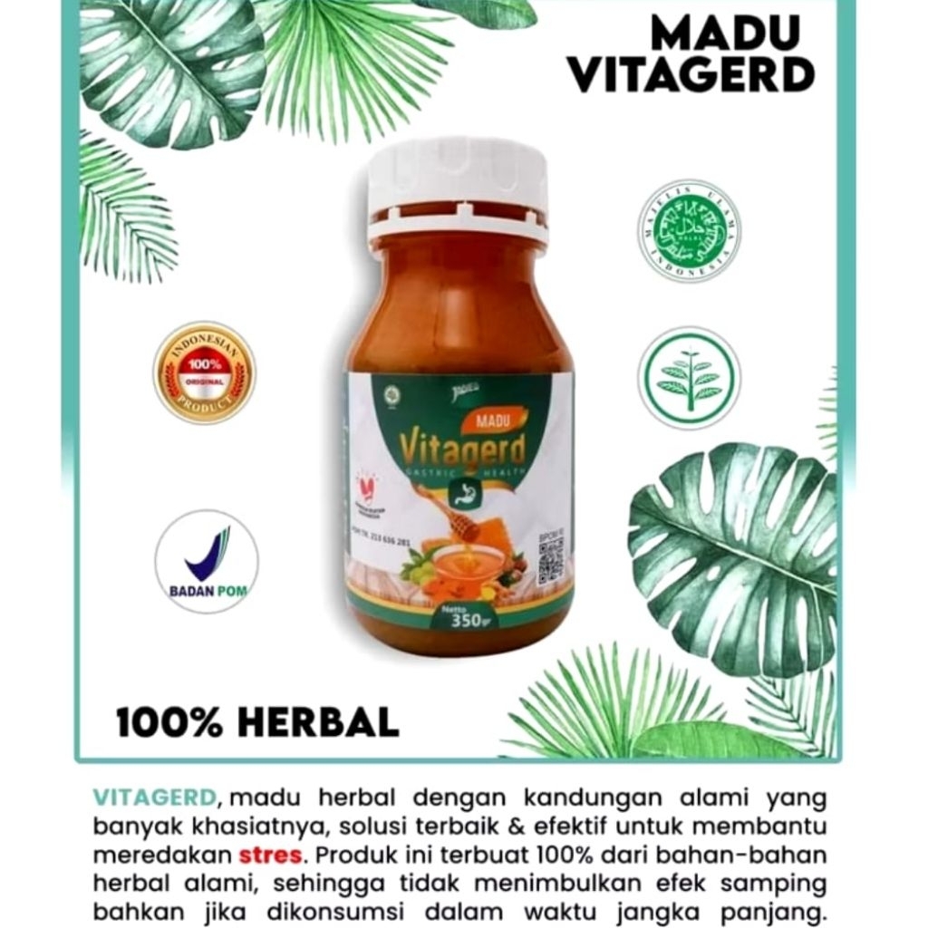 

madu Asli Vitagerd Solusi Kesehatan 100%
