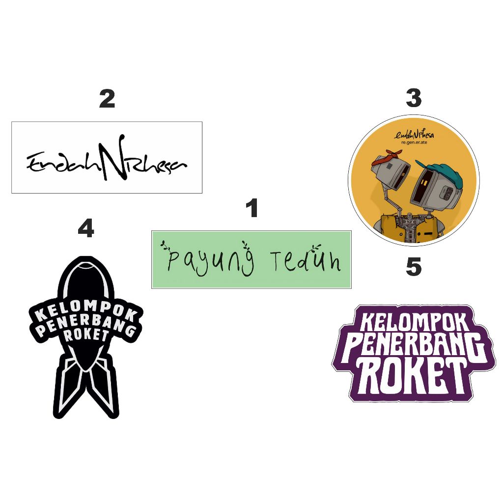 

STICKER BAND MORFEM THE JANSEN KPR - STIKER AESTHETIC, LAPTOP, TUMBLER, CASE, HP - STICKER PACK BAND