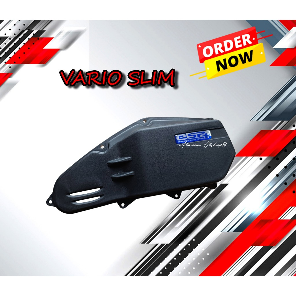 COVER BOX FILTER MODEL SLIM VARIO 125 VARIO 150 PENUTUP BOX FILTER PELINDUNG ESP BLUE