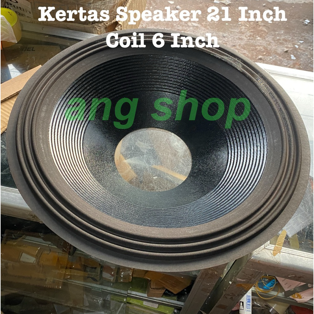 Kertas Speaker 21 Inch Coil 6 Inch Impor Daun Spiker Mic 21 In Inci Lubang 6 In