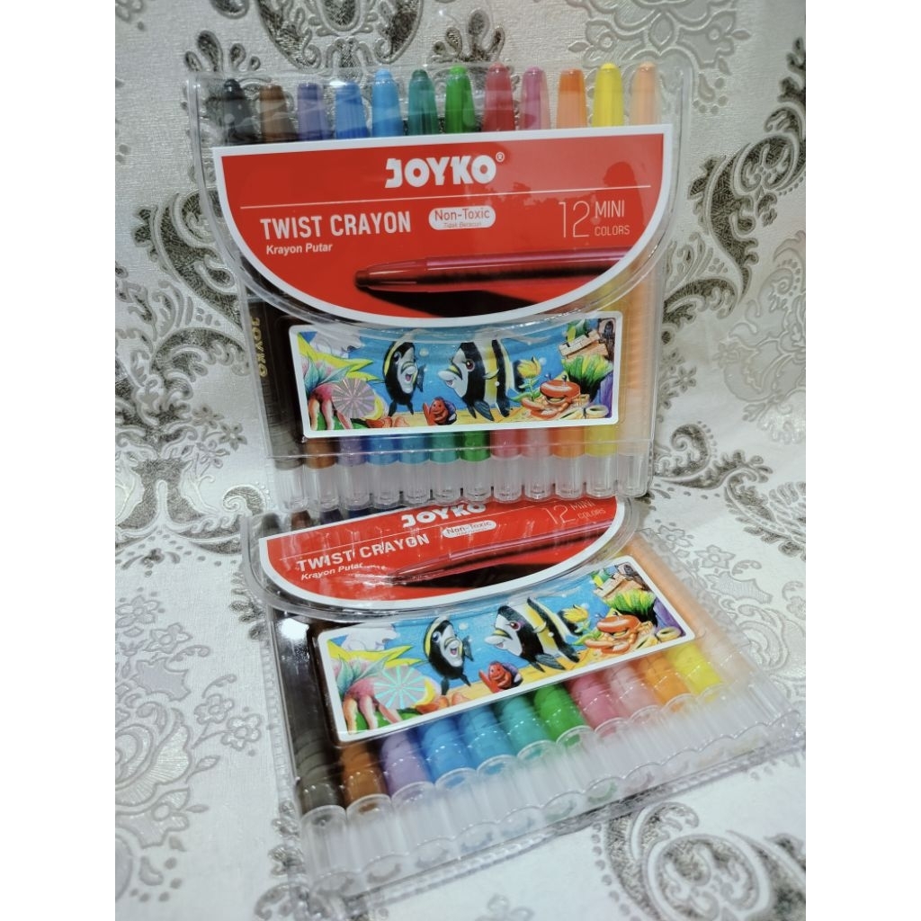 

JOYKO TWIST CRAYON MINI 12 WARNA