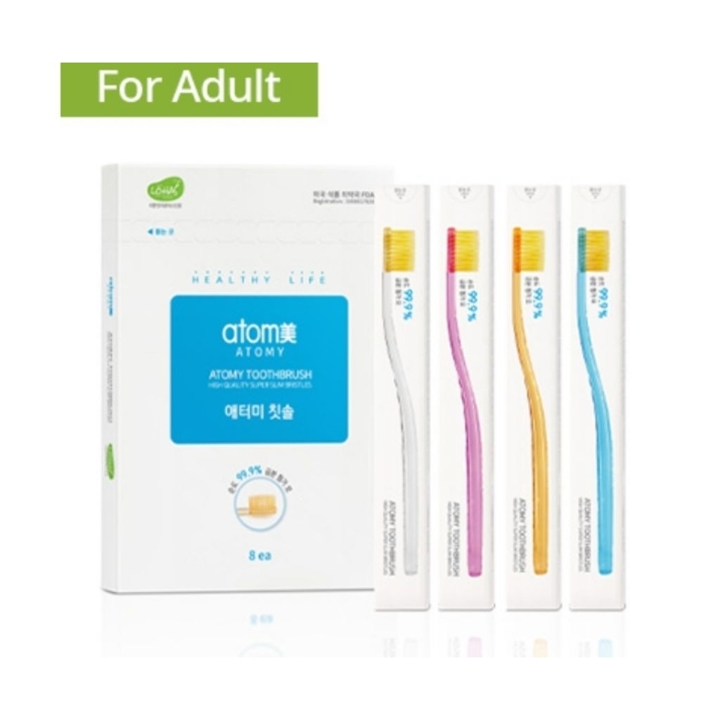 atomy sikat gigi dewasa set 8 pcs