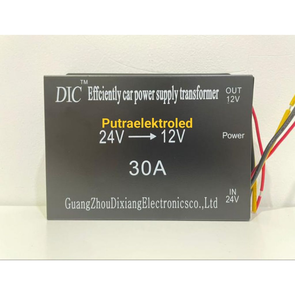 Converter 30A DC 24V - 12V DIC / Converter 30 Amper DC 24V ke 12V
