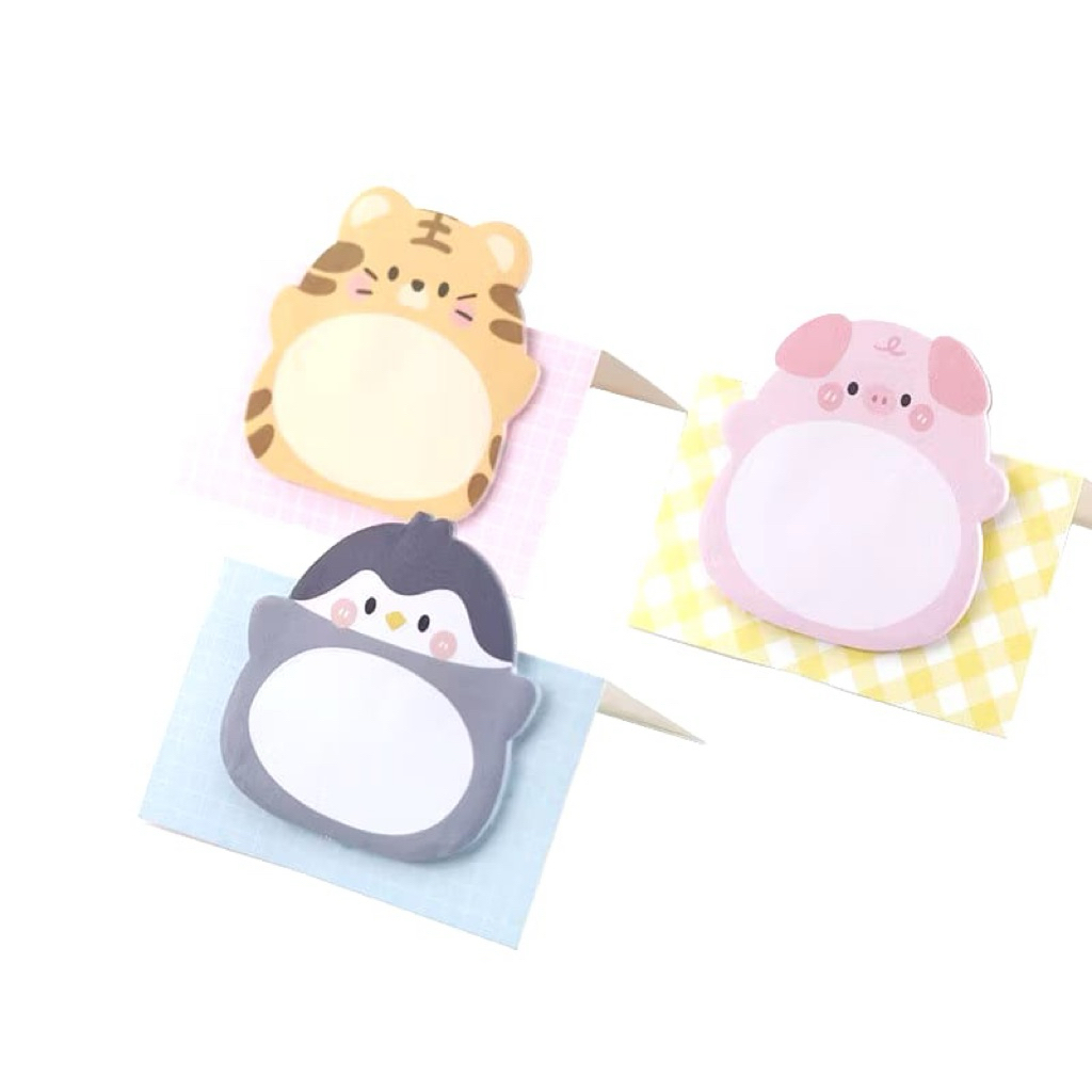 

YUK MENULIS dgn Sticky Note Bentuk Hewan Bulat