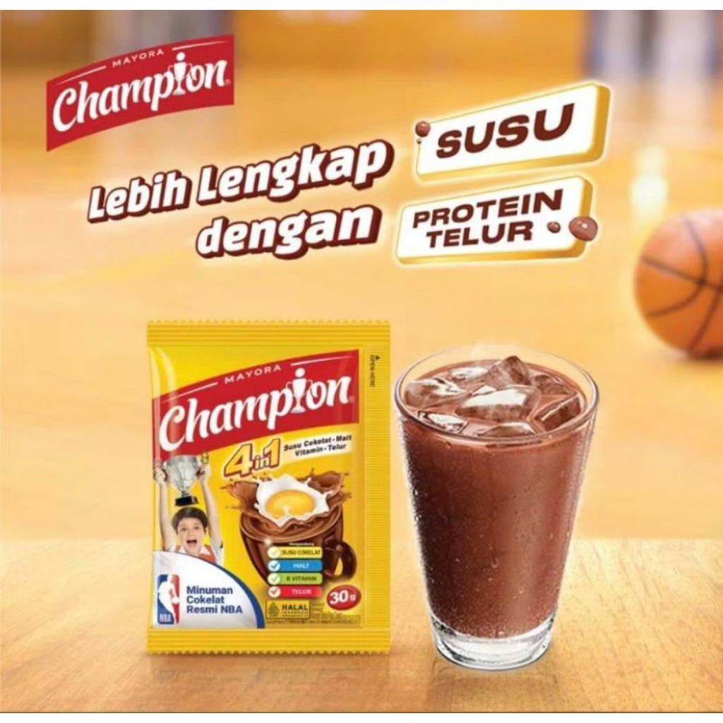 

ENERGEN CHAMPION RASA COKLAT ISI 10 SACHET