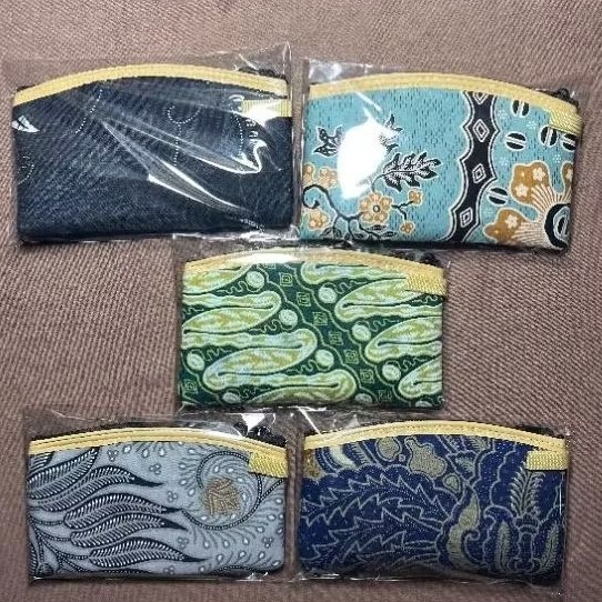 Paket (50 pcs) Dompet Batik Kapal Souvenir || Dompet Batik Cantik Murah ukuran 19 x 11 cm