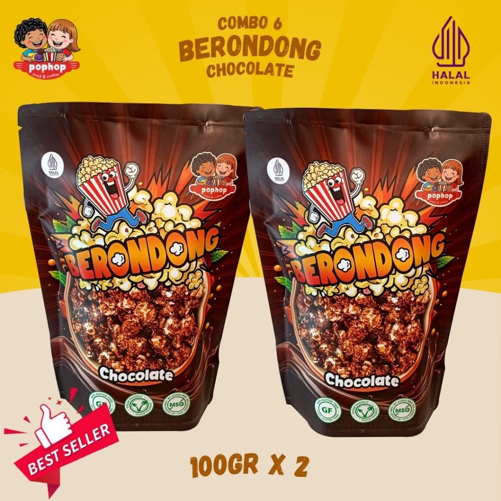 

Combo 6 (Duo Chocolate) - Duo Cokelat Popcorn Camilan Crispy Popcorn Jamur