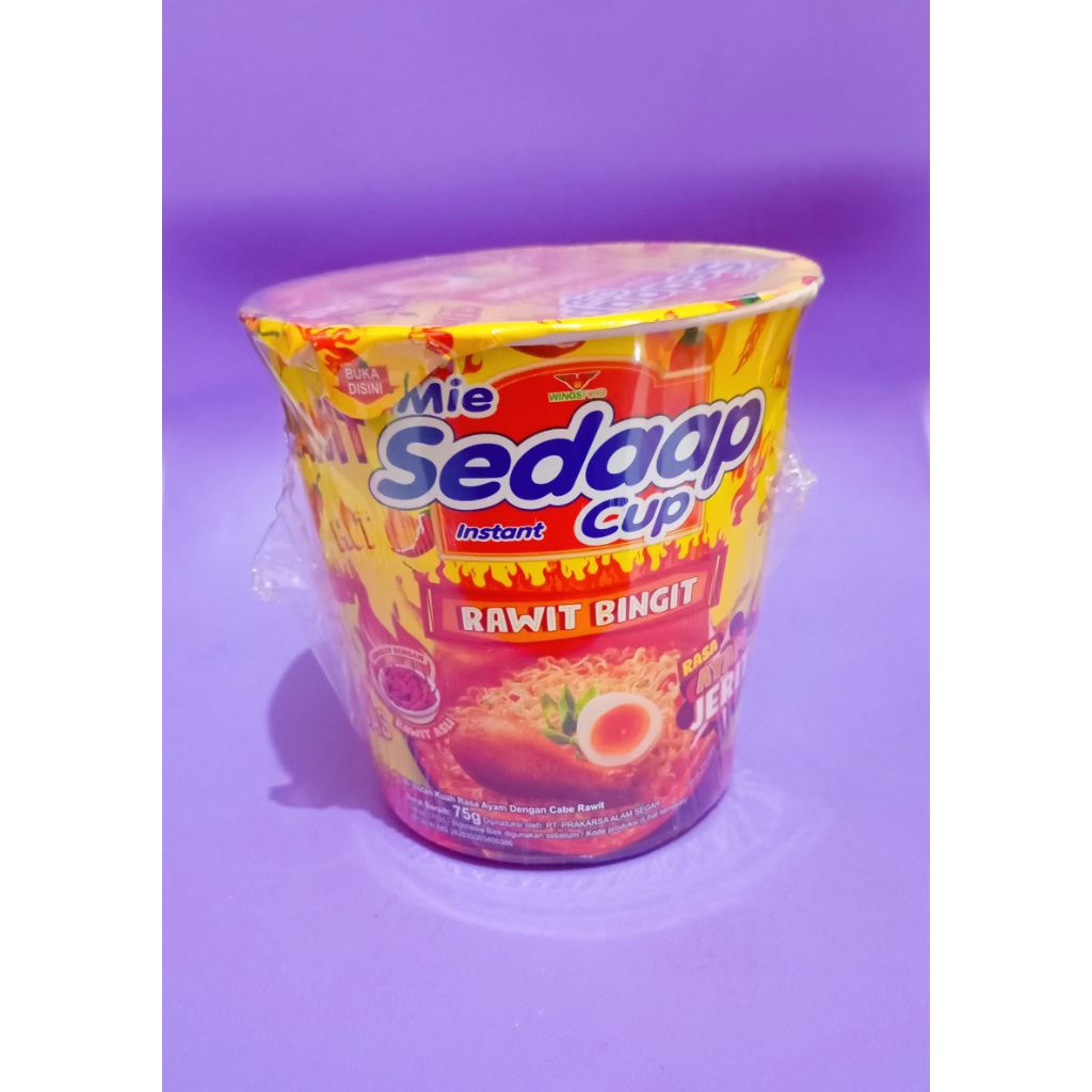 

Mie Sedaap Cup RAWIT BINGIT Jerit 75gr