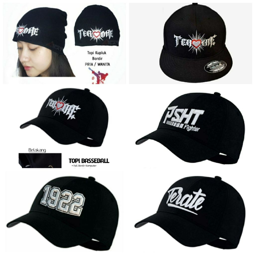 Topi SH Terate / topi jaring Terate / topi baseball terate
