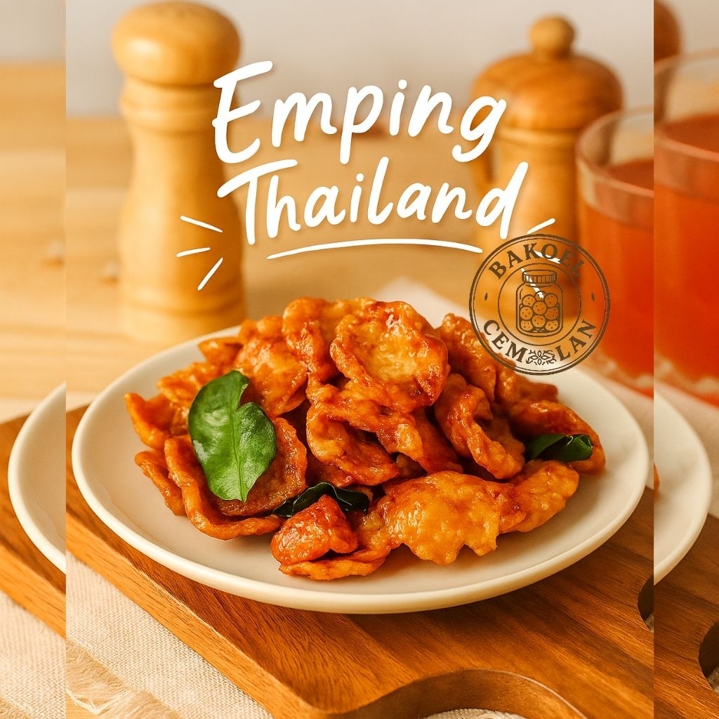 

Emping Thailand Emping Daun Jeruk Spesial 100gr 200gr 300gr