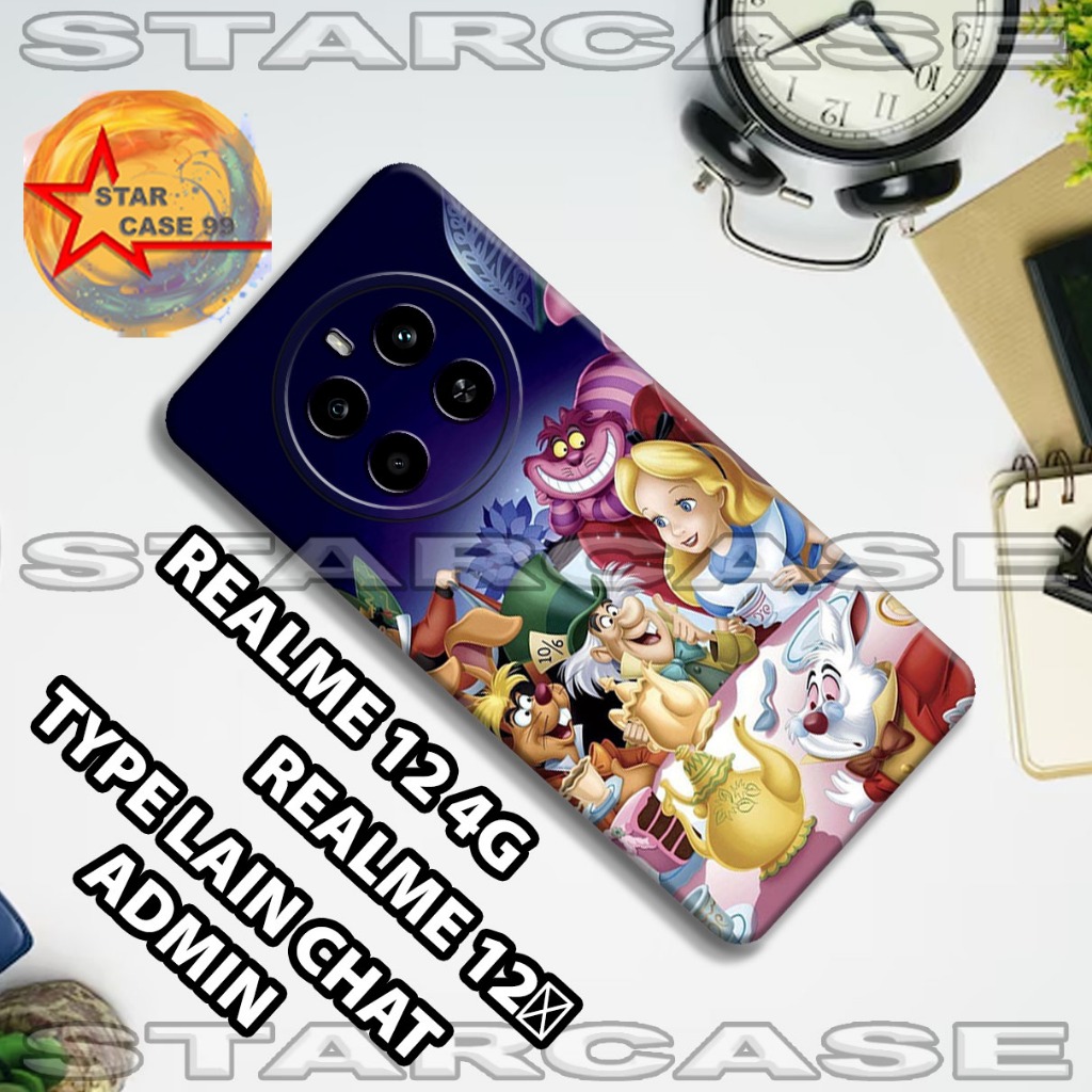Softcase karet realme 12 4g | realme 12+/S4/Motif cartoon/case realme 12 4g | realme 12+/casing Real