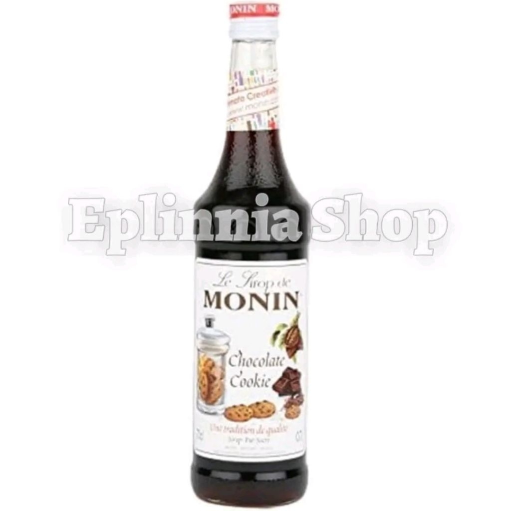 

Monin Chocolate Cookie Syrup 700 ml - Sirup Monin Rasa Cokelat Kukis