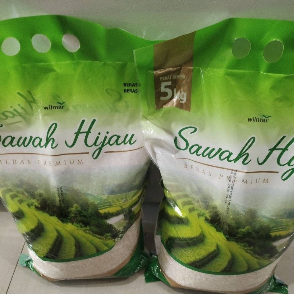 

Beras Putih Sawah Hijau 5kg - WILMAR