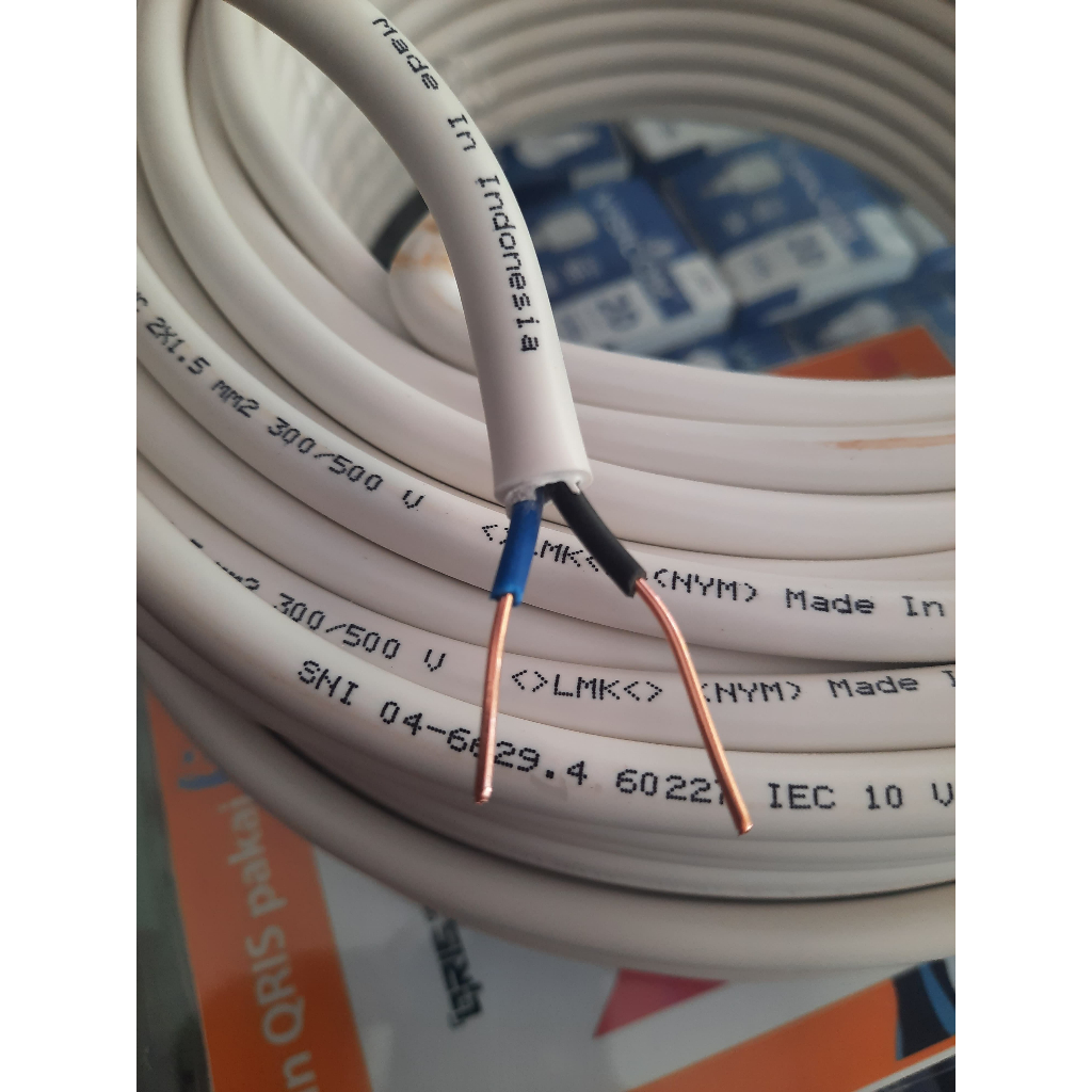 KABEL LISTRIK NYM VISICOM 2X1,5MM  2X2,5MM 3X1,5MM  ECER PERMETER
