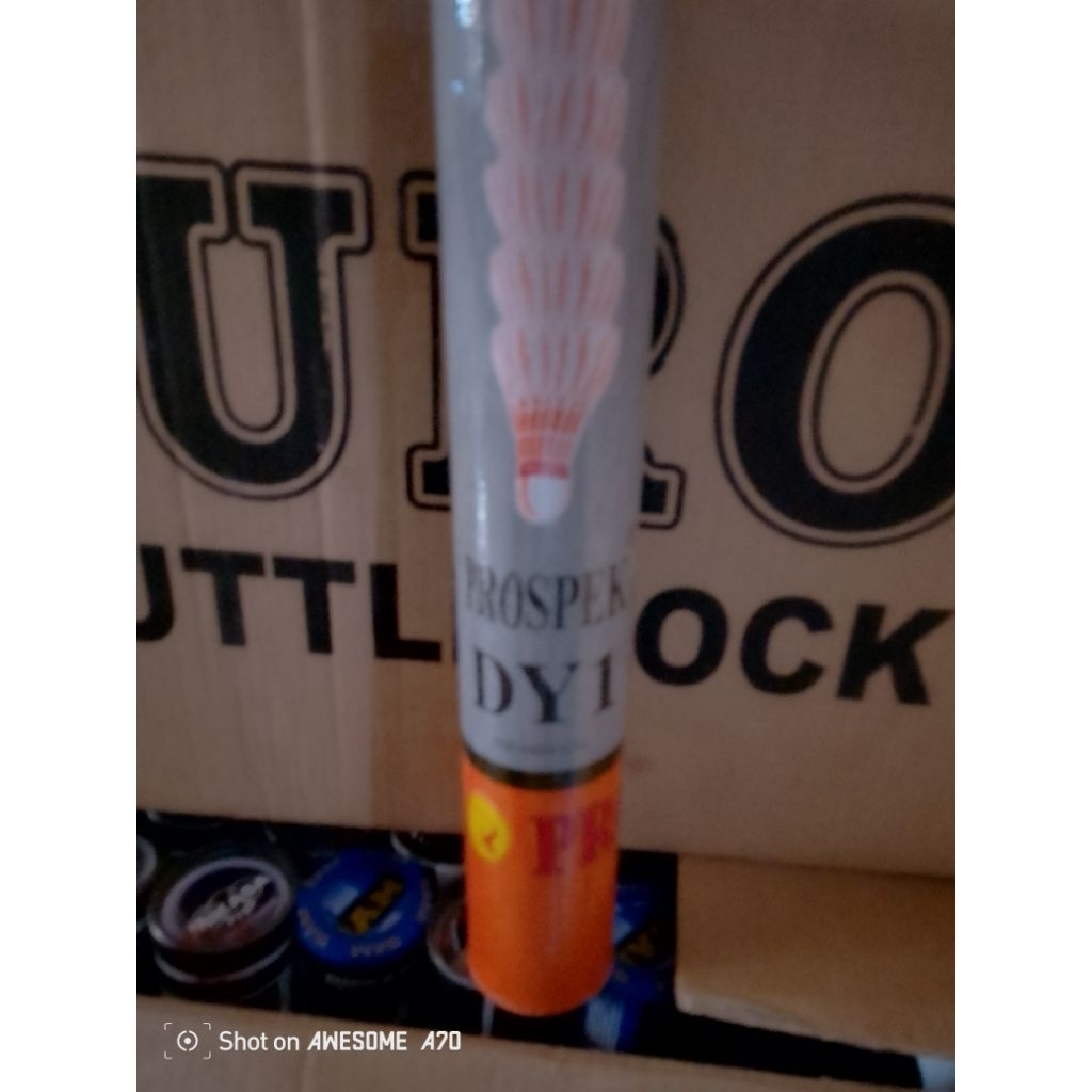 SHUTTLECOCK BADMINTON PROSPEK ORANGE ORIGINAL