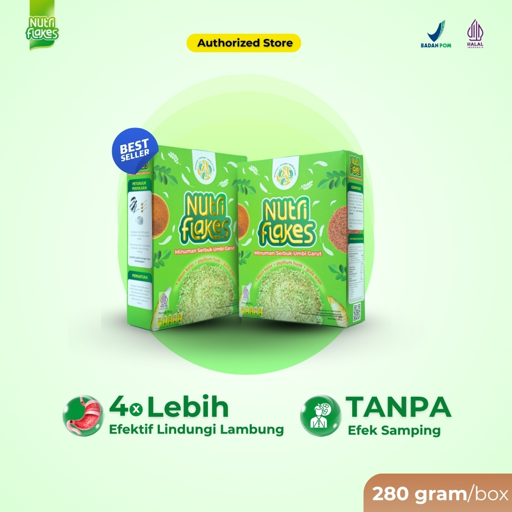 

Promo Beli Nutriflakes 2 box 560gr Bantu Atasi Masalah Lambung dan Maag Bersertifikat Halal BPOM