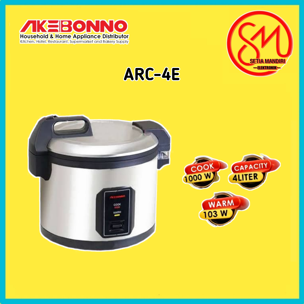 Akebonno Rice Cooker 4 L Electirc-RT-3114E
