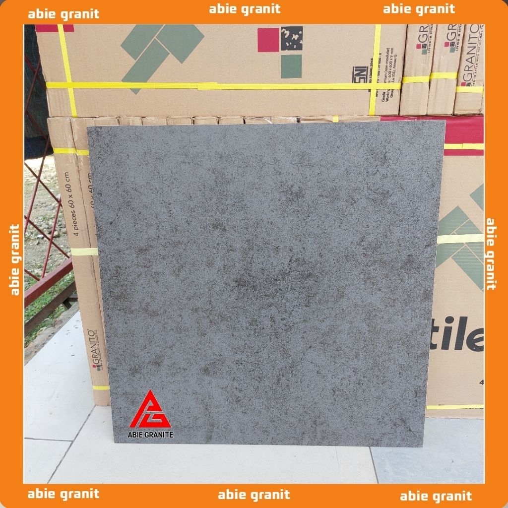 arttile granito granit lantai 60x60 abu abu hitam doff