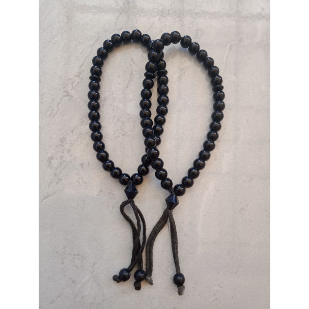 Gelang Tasbih Gelang Batu Black Onyx