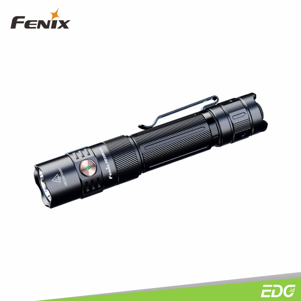 FENIX Senter PD35R ACE 2000lm 380m Rechargeable Multi-Mode Tactical Flashlight LED Advance Command