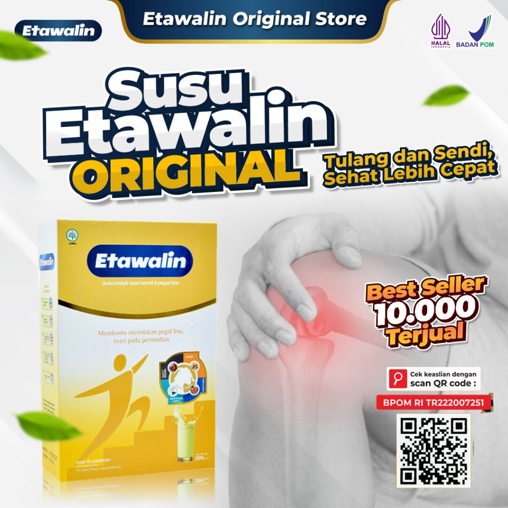 

ETAWALIN Susu Etawa Atasi Asam Urat Nyeri Sendi Rematik Pegal Linu Sakit Tulang Sendi Kesemutan