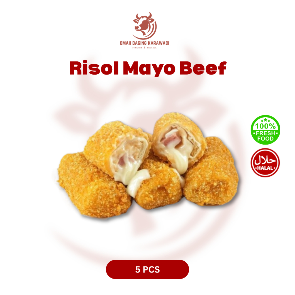 

Risol Mayo Beef Frozen Siap Goreng Isi 5 pcs Tangerang
