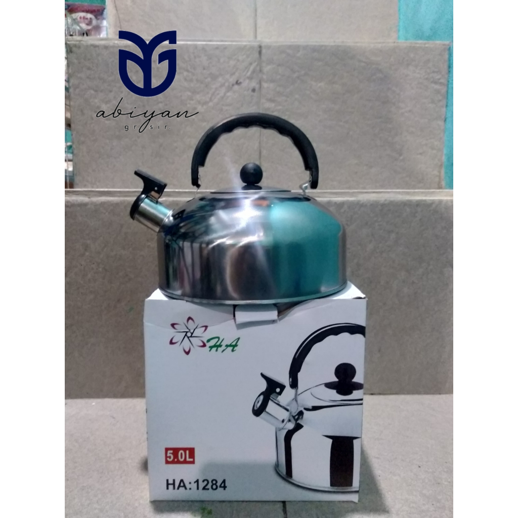 Teco Air Whistling Ceret 3 Liter / Teko Siul Kettle Stailiss Steel (COD) Termurah