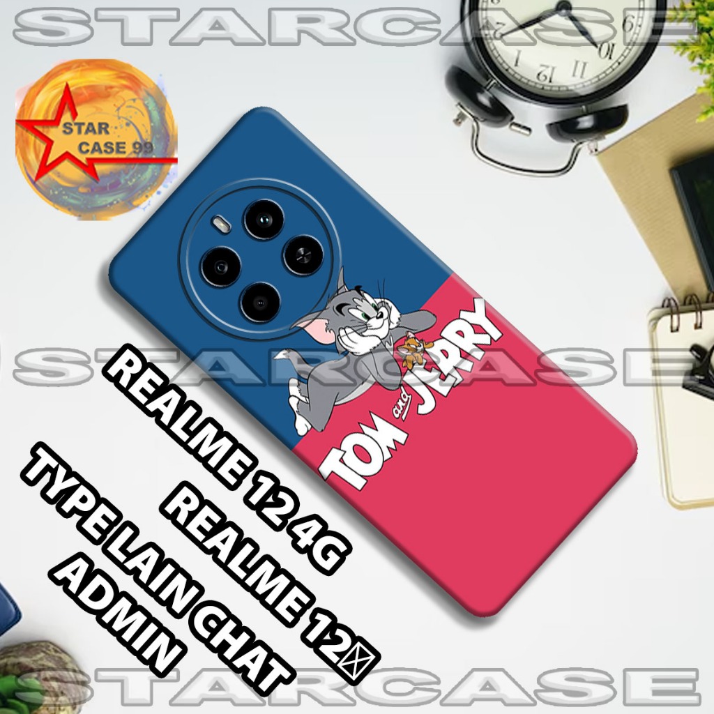 Softcase karet realme 12 4g | realme 12+/S15/Motif cartoon/case realme 12 4g | realme 12+/casing Rea