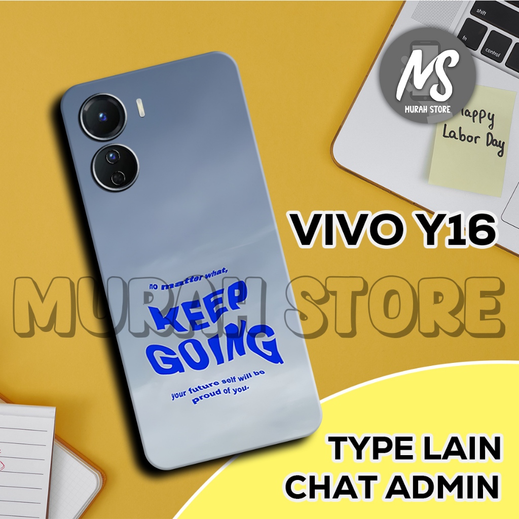 Softcase Karet VIVO Y16/MS41/Motif QUOTES/Case VIVO Y16/Silikon VIVO Y16