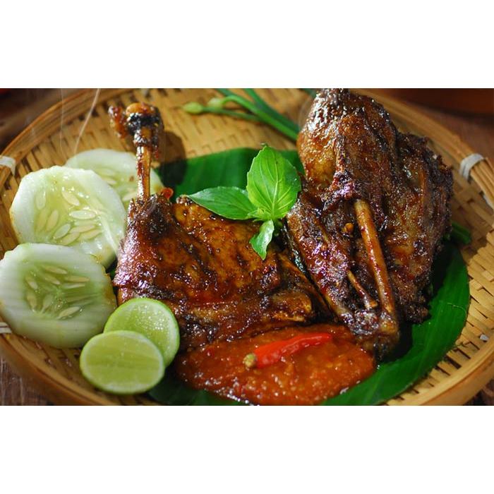 

Bebek Bakar setengah ekor isi 4 siap saji
