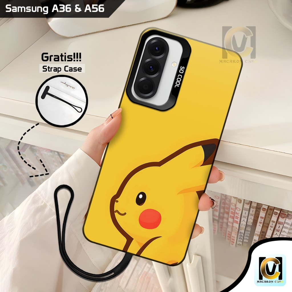 Case So Cool Samsung A36 5G  & Samsung A56 5G Terbaru 2025 Motif Pokemon | Softcase Samsung A56 5G &