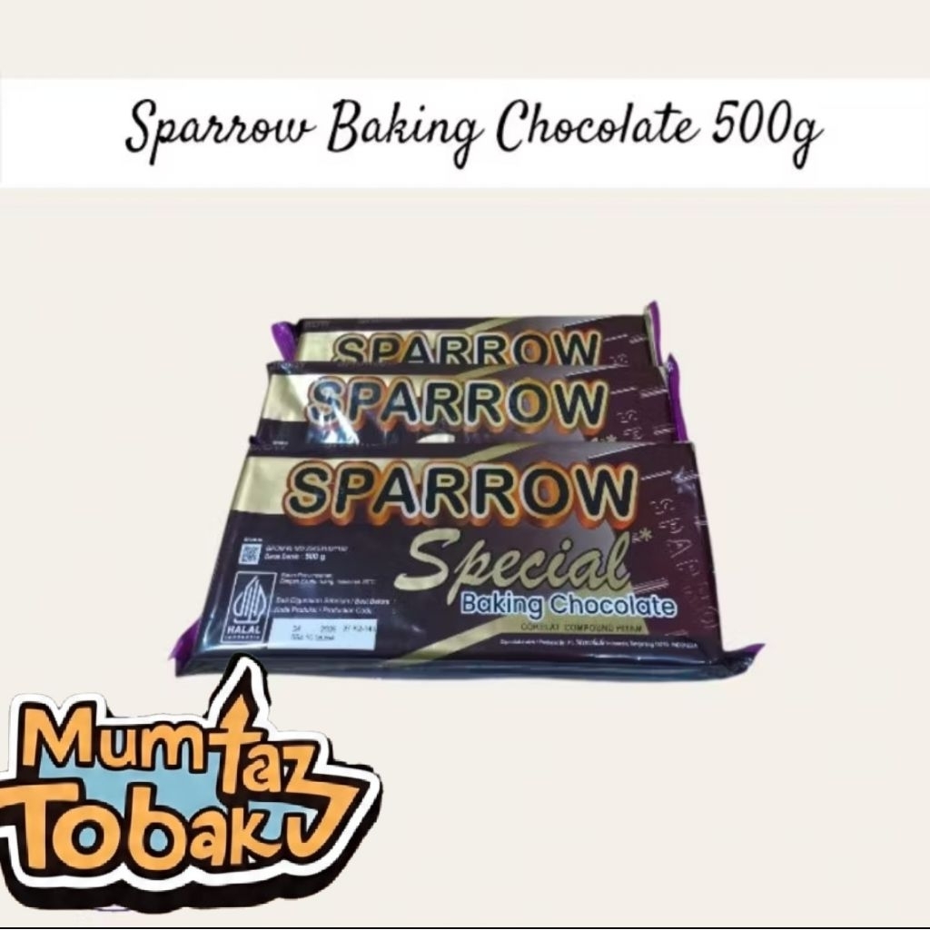 

Sparrow Baking Chocolate 500 gram