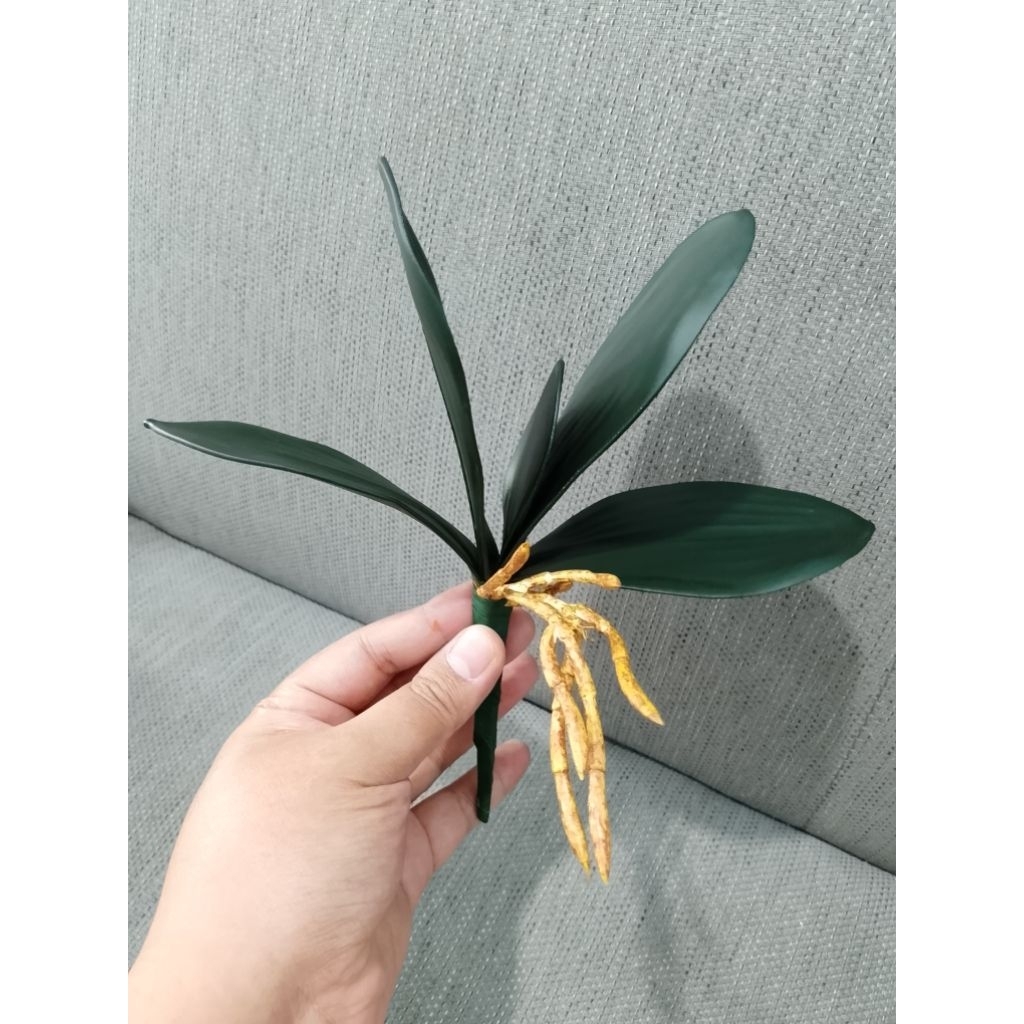 cod daun anggrek latex artificial import murah