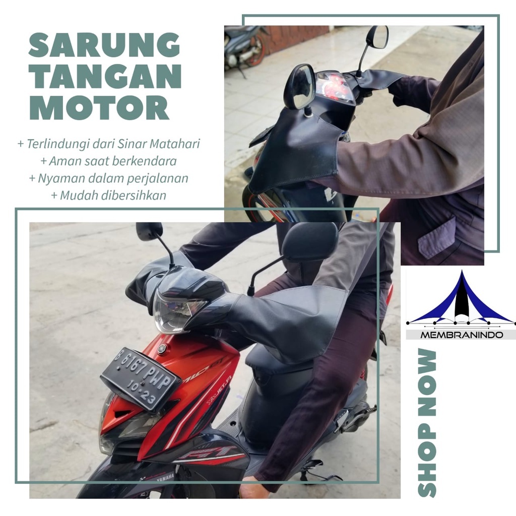 SARUNG TANGAN MOTOR SARUNG Sarung Tangan Stang Motor Anti Air & Panas