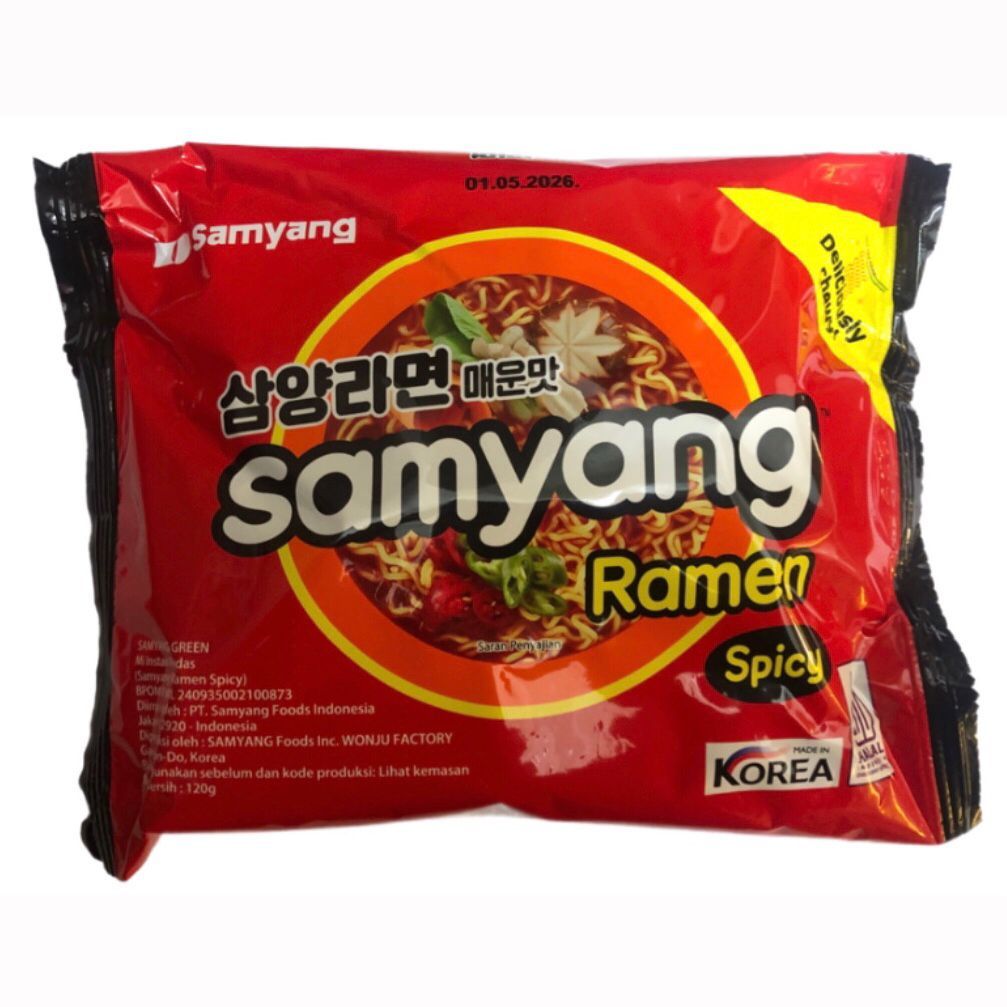 

SAMYANG GREEN Ramen Spicy Mie Mi Instan Pedas 120gr