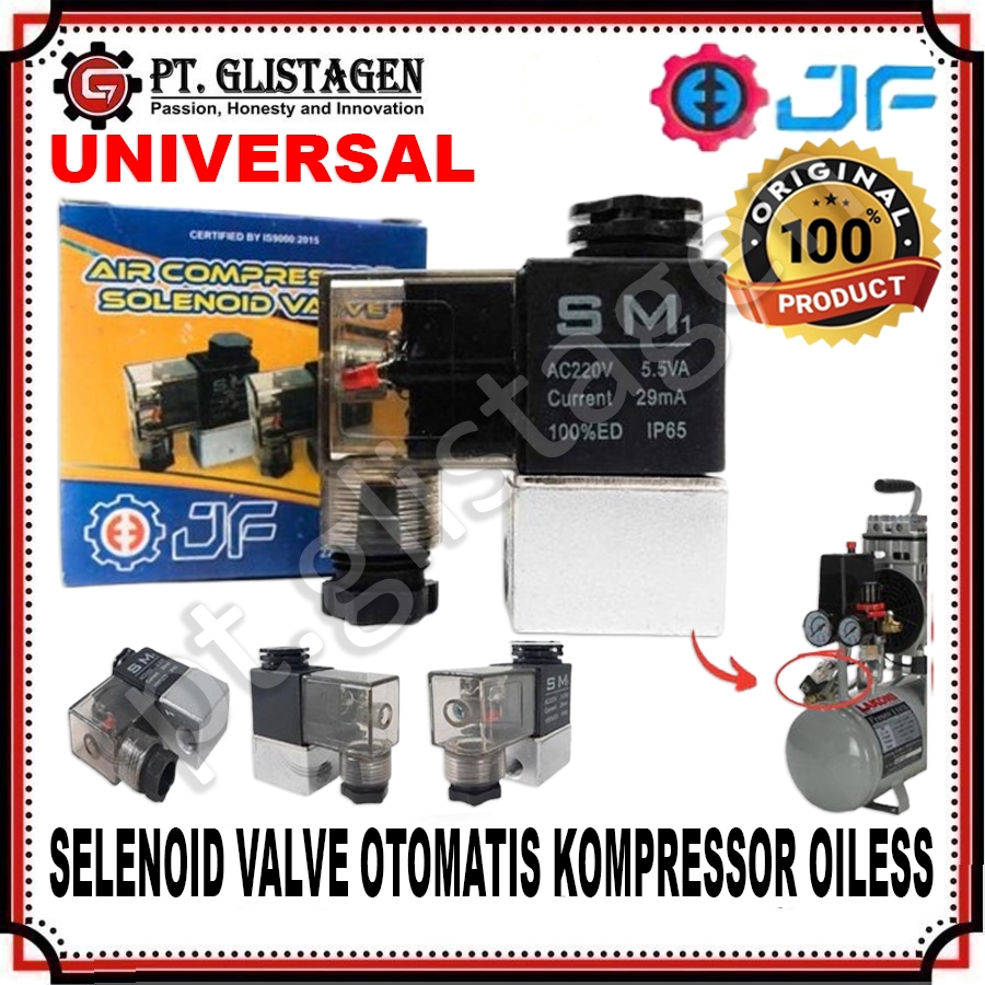 JF Selenoid Valve Otomatis Kompresor Oiless 3/4HP 1HP Selenoid Valve Kompresor Tanpa Oli 3/4HP 1HP O