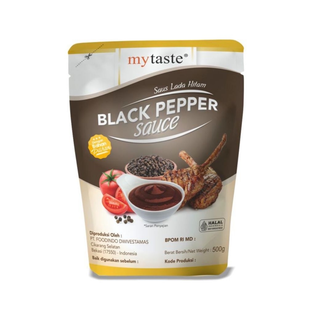 

MY TASTE SAUS LADA HITAM / BLACK PEPPER SAUCE 500 GRAM