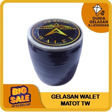Dunia Gelasan Matot TW Walet 2000 Yard 0.22 Benang Layangan Bonus Pelindung Jari