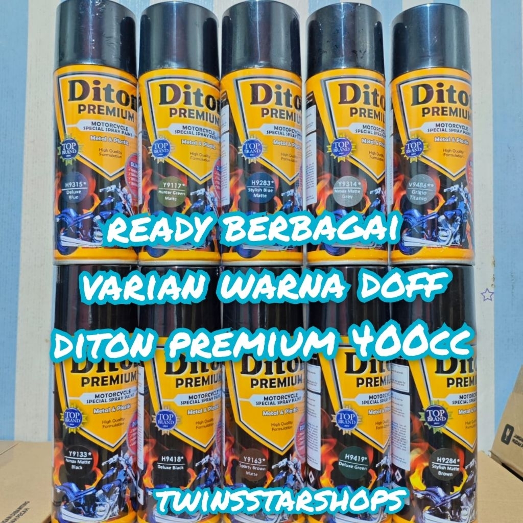 Pilok Pilox Pylox Cat Diton Premium Varian Warna Doff Stylish Blue 9283 Deluxe 9315 Pcx Matte Grey 9