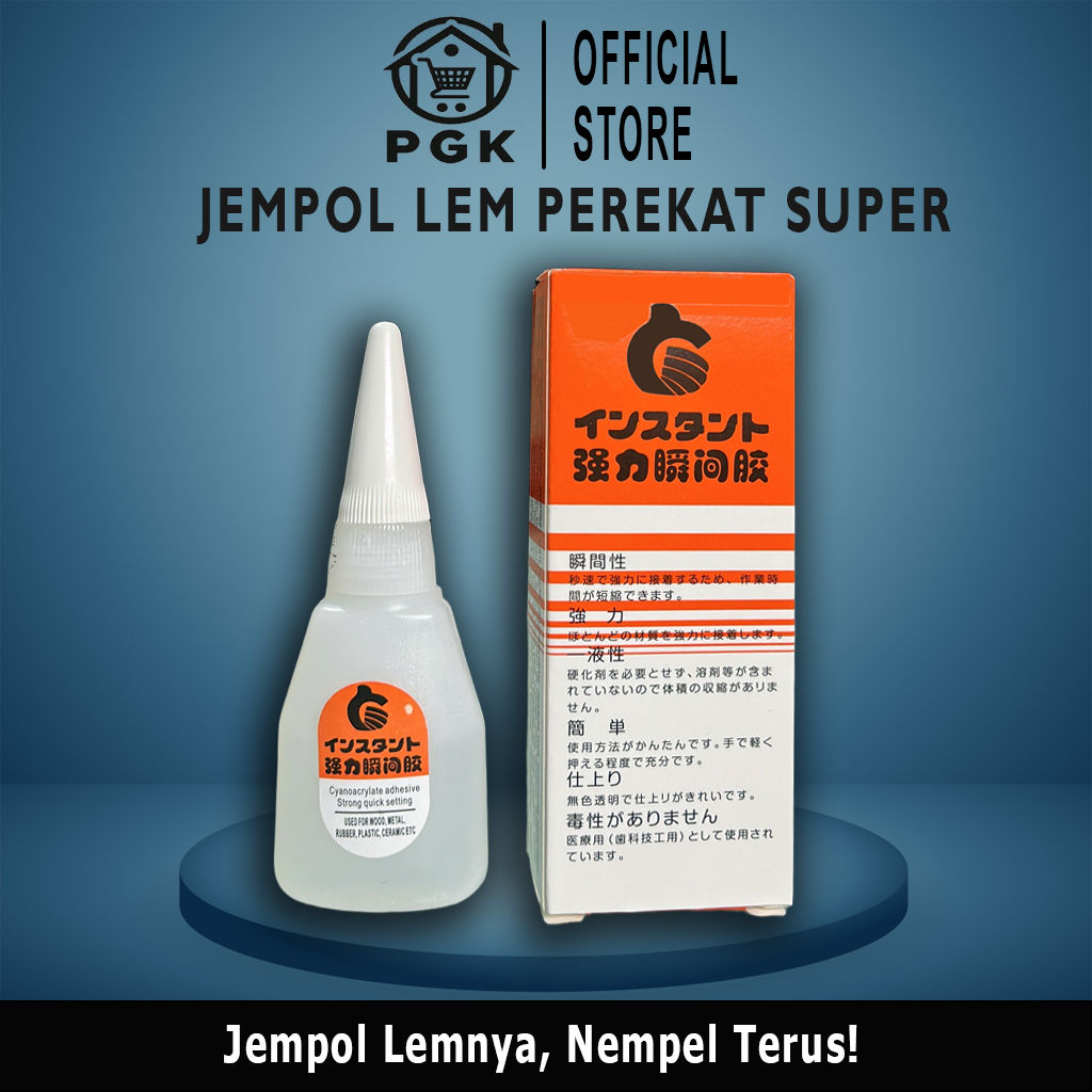 

LEM KOREA JEMPOL SUPER GLUE – Perekat Super Kuat untuk Berbagai Material | Harga Terbaik - PUSAT KELONTONG KUAT, REKAT, TAHANLAMA, SERBAGUNA, UNTUK GELAS, SENDAL, KEPERLUAN BENGKEL