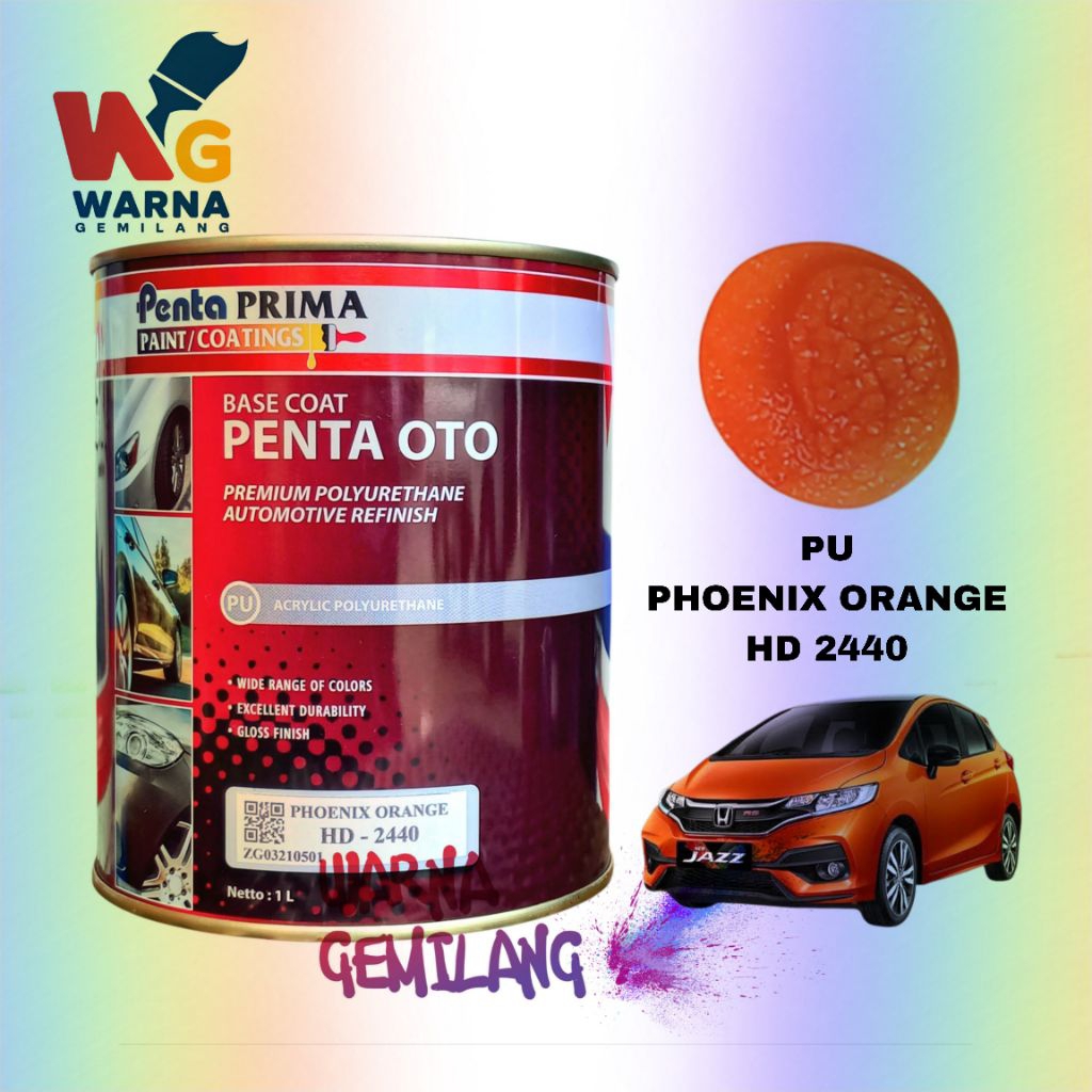 Cat PU Penta Oto Phoenix Orange HD 2440 Jazz Brio
