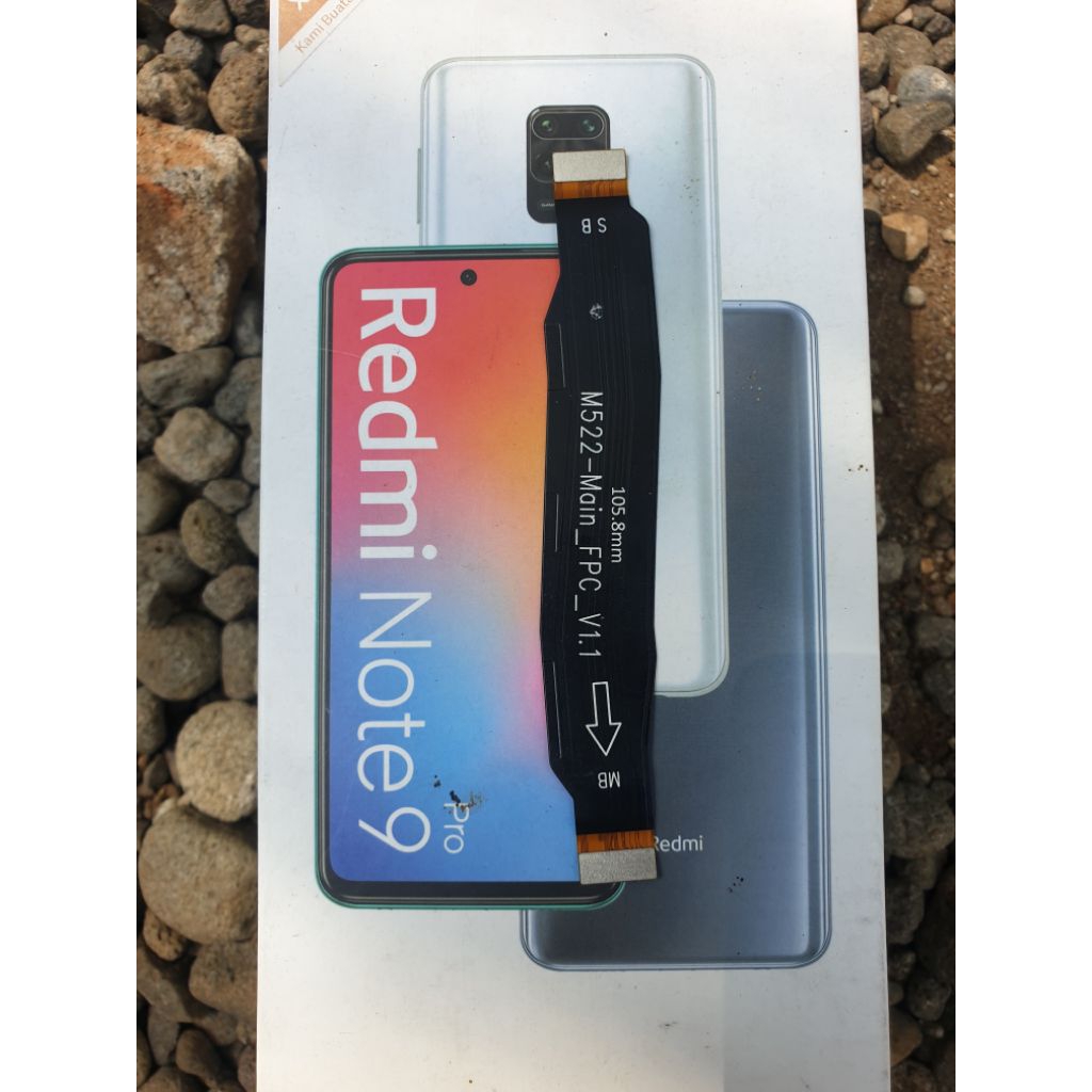 fleksibel board charger redmi note 9 pro original copotan