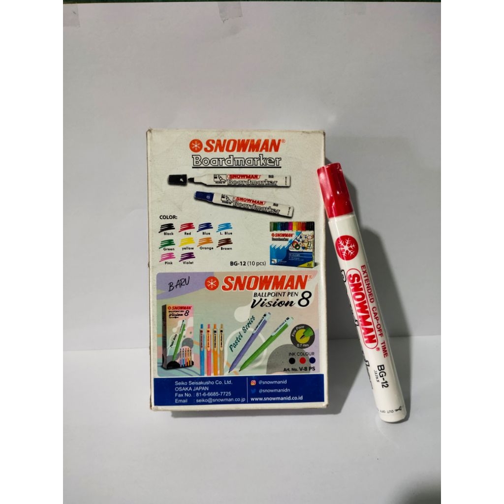 

Spidol BoartMaker Warna Merah Yang Biasa Rp 9000/Biji