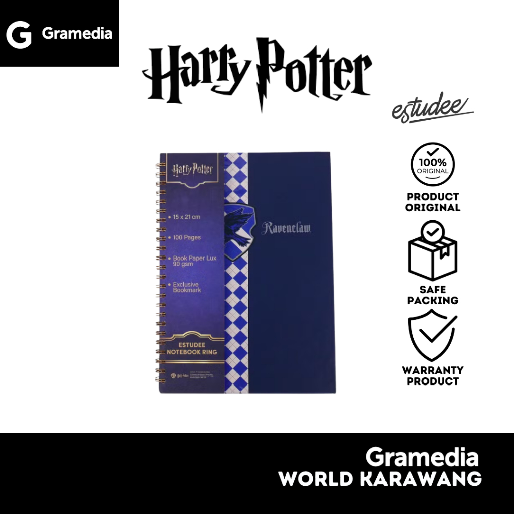 

Estudee Notebook A5 Harry Potter Ravenclaw - gramedia karawang