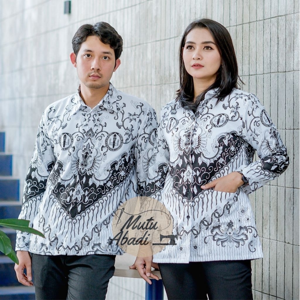 Seragam PGRI terbaru pria wanita full furing baju pgri pria terbaru lapis furing pgri wanita terbaru