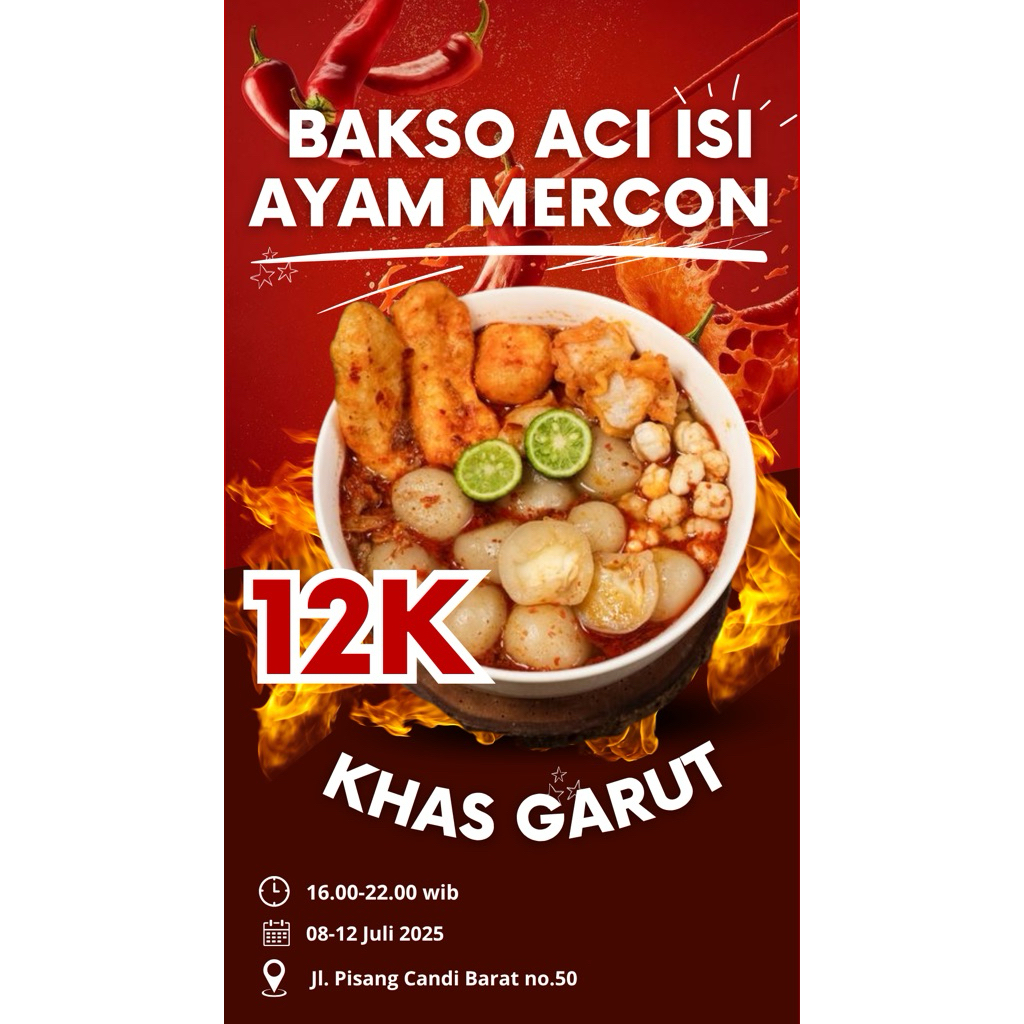 

Bakso Aci instan paket komit