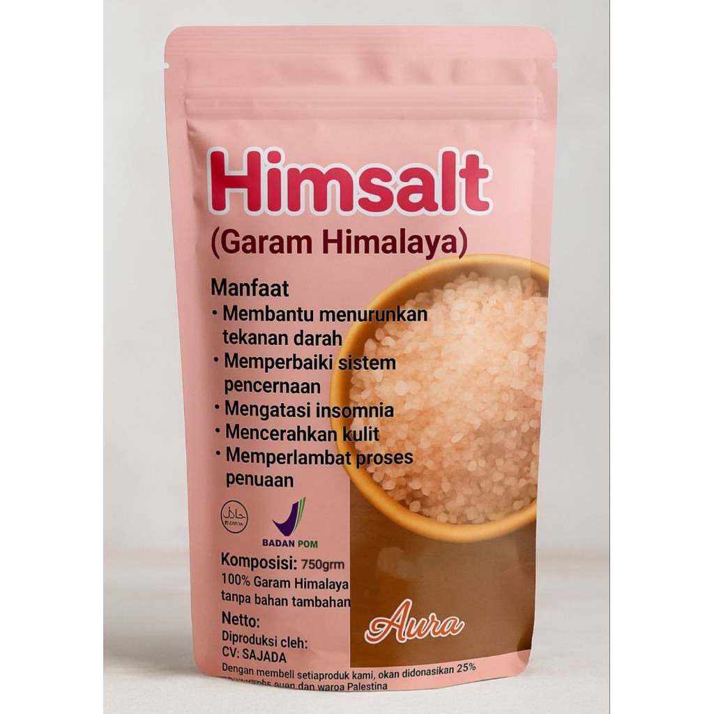 

Garam Himalayan salt Original PAKISTAN 750grm | Asli Himalayan salt Original
